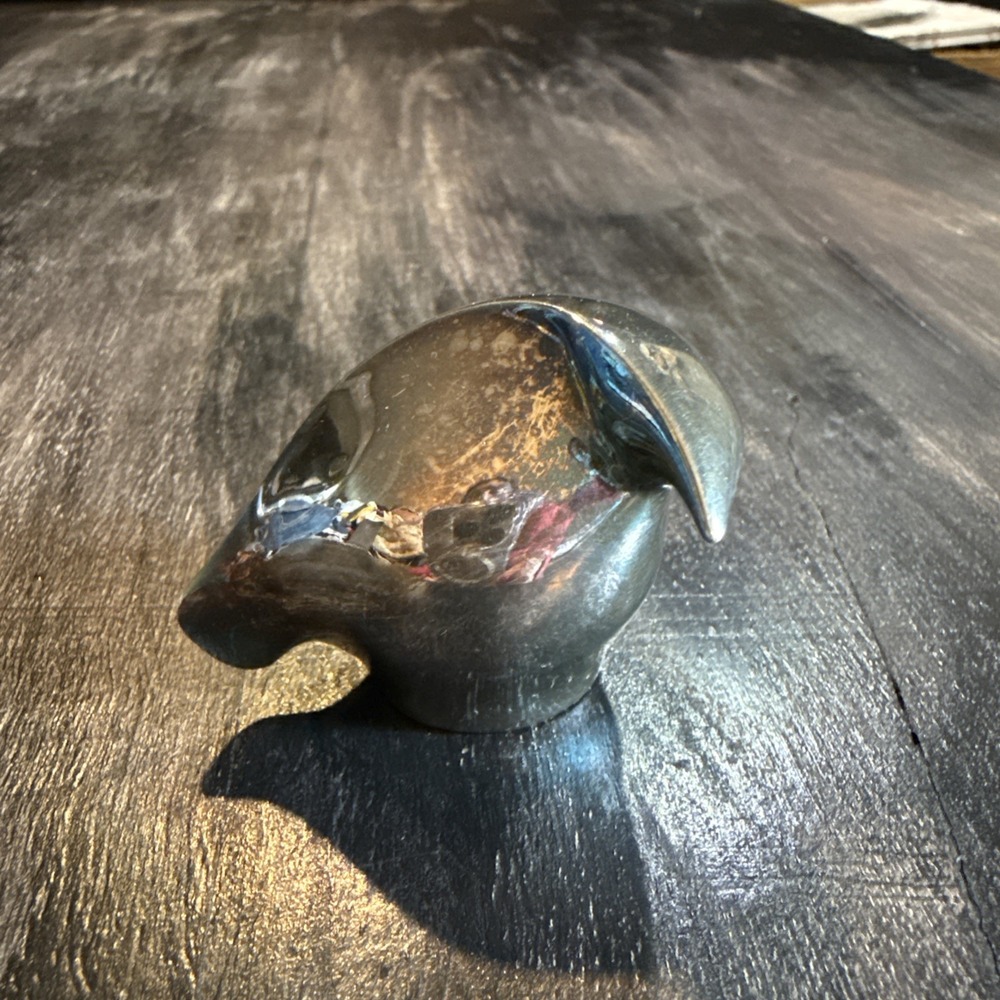 VINTAGE DANSK DESIGNS Bird FIGURINE Silver JAPAN Paperweight Collectible